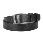 Classic Black Leather Belt