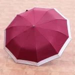 Heavy Duty Umbrella Three Folding Windproof