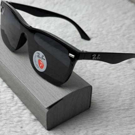 Ray Ban Inspired Polarized Black Premium Sunglass