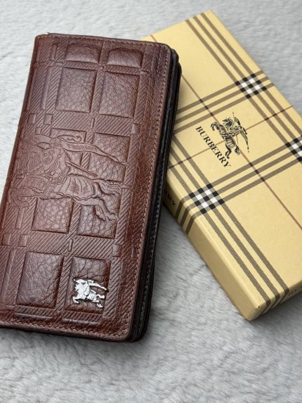 BURBERRY Brown Long Wallet