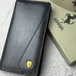 Ferrari Inspired Genuine Leather Long Wallet