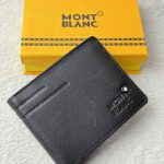 Mont Blanc Genuine Leather Black Wallet