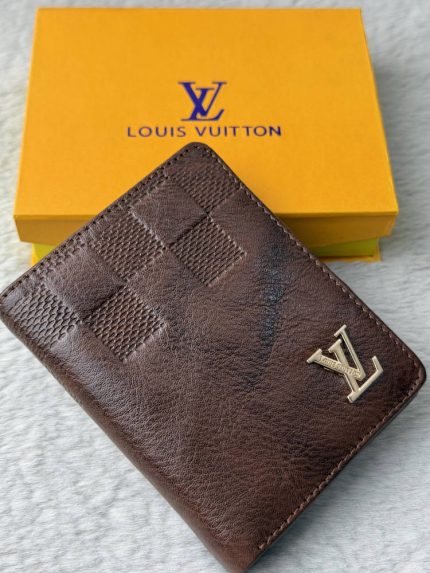 Louis Vuitton(LV) Inspired Genuine Leather Brown Wallet