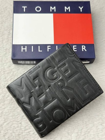 Tommy Hilfiger Genuine Leather Black Wallet