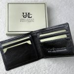 Ubaid Genuine Leather Black Wallet