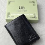 Ubaid Genuine Leather Black Wallet