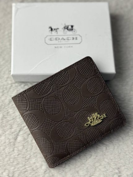 Coach Inspired Artificial Leather Wallet