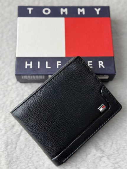 Tommy Hilfiger Genuine Leather Black Wallet