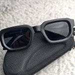 Black MOSCOT-Inspired Square Frame Sunglasses
