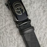 Double G Inspired Premium Leather Belt – Black Edition
