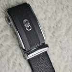 Premium GG Inspired Black Leather Belt