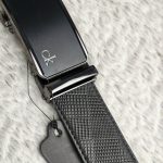 Calvin Klein Inspired Premium Black Leather Belt
