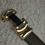 Premium GG Inspired Black & Gold Leather Belt