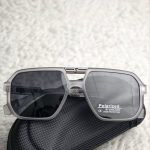 Carrera Inspired Polarized Sunglasses – Premium Transparent Grey Square Frame