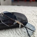 Premium Rimless Aviator Style Sunglasses
