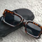 Premium Tortoiseshell Square Frame Sunglasses