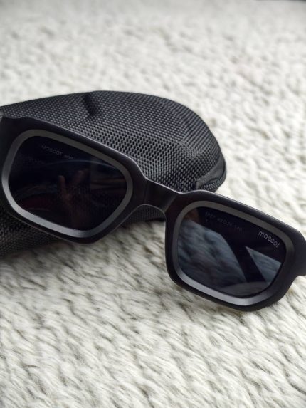 Moscot Inspired Premium Black Square Sunglasses