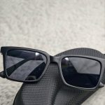 Classic Black Rectangular Sunglasses – Premium Fashion Collection