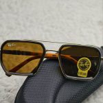 Ray-Ban Inspired Gold & Brown G-15 Lens Sunglasses
