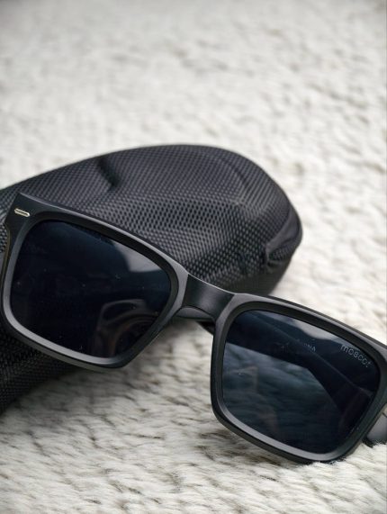 Moscot Inspired Premium Black Square Sunglasses