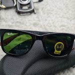 Ray-Ban Inspired Black Square G-15 Lens Sunglasses