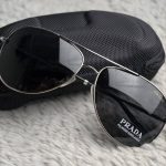 Prada Inspired Polarized Aviator Sunglasses