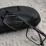 Classic Black Square Frame Eyewear
