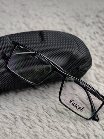 Classic Black Square Frame Eyewear
