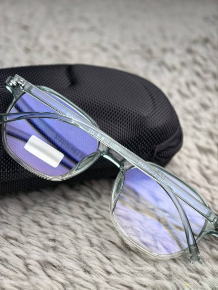 Transparent Square Frame Eyewear