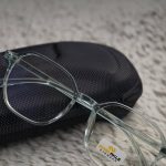 Transparent Square Frame Eyewear