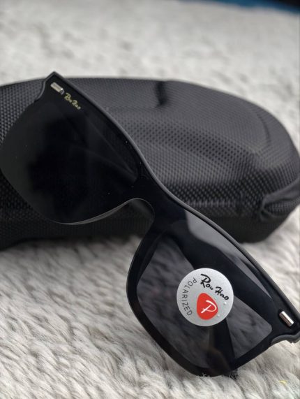 Premium Ray-Ban-Inspired Black Polarized Sunglasses
