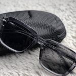 Cartier Inspired Transparent Grey Square Frame Sunglasses