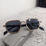 TOM FORD Gold & Black Geometric Sunglasses