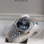 ROLEX Two-Tone Datejust-Style Watch with Slate Roman Dial (Including Orginal Presentation Box)