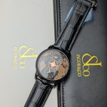 Jacob & Co. World Map Dual Time Luxury Watch – Black & Rose Gold