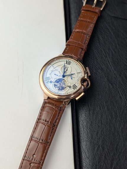 Cartier Rose Gold-Tone Open-Heart Watch with Cream Dial (Including Like Original Box Packaging)