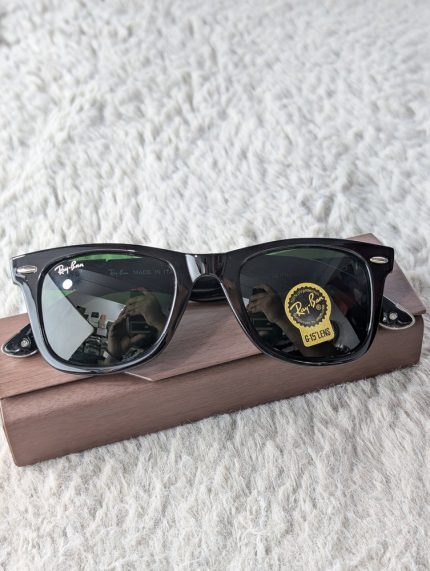 Ray-Ban Inspired Black Square G-15 Lens Sunglasses (Copy)