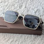 TOM FORD Black and Gold-Tone Geometric Sunglasses with Dark Lenses (Copy)
