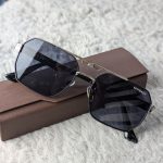 MAYBACH Angular Aviator Sunglasses with Dark Lenses
