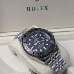 ROLEX Stainless Steel Yacht-Master Style Watch with Matte Black Bezel (Including Presentation Box)