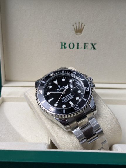 ROLEX Stainless Steel Submariner-Style Watch  (Including Presentation Box)