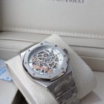 AUDEMARS PIGUET Stainless Steel Royal Oak Style Skeleton Watch (Including Presentation Box)