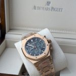 AUDEMARS PIGUET Rose Gold-Tone Royal Oak Chronograph Style Watch (Including Presentation Box)