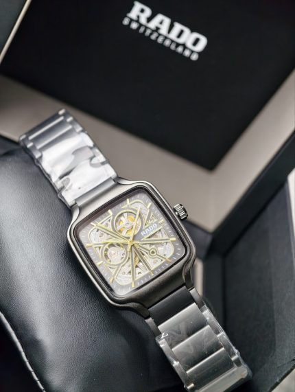 Rado True Square Automatic Skeleton Dark Grey Watch
