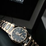 Rado Jubilé Rose Gold & Black Day-Date Watch