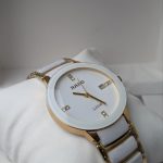 Rado Jubilé White Ceramic & Gold-Tone Diamond-Accent Watch